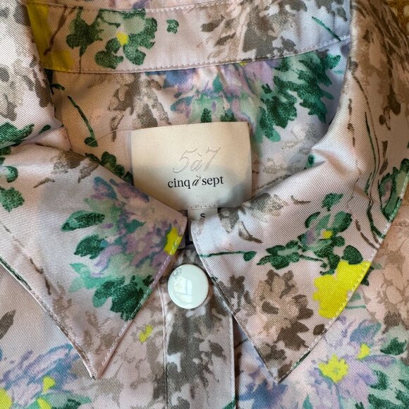 Cinq à Sept Avianna Floral Peplum-Hem Jacket - Picture 4 of 9